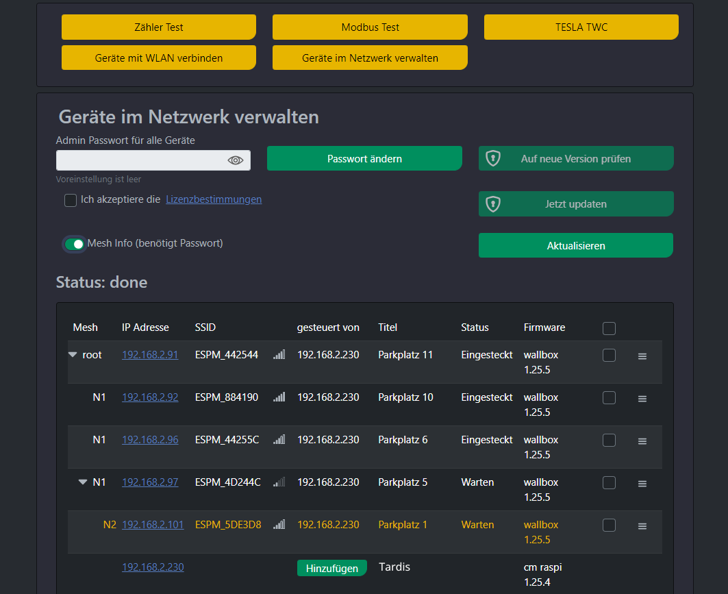 
                        Screenshot of device management configuration
                     